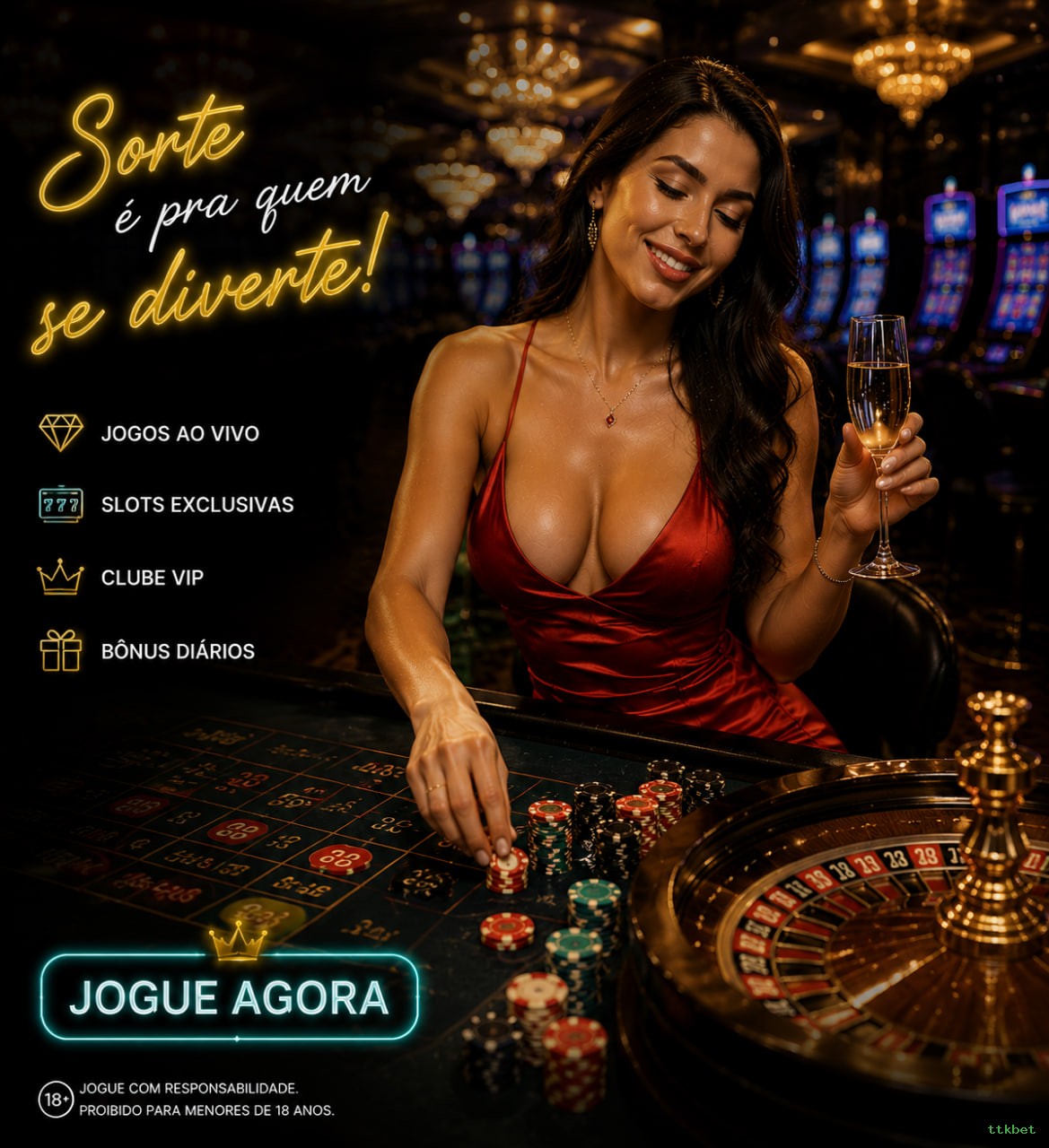 Cassino ao vivo da ttkbet com dealers reais